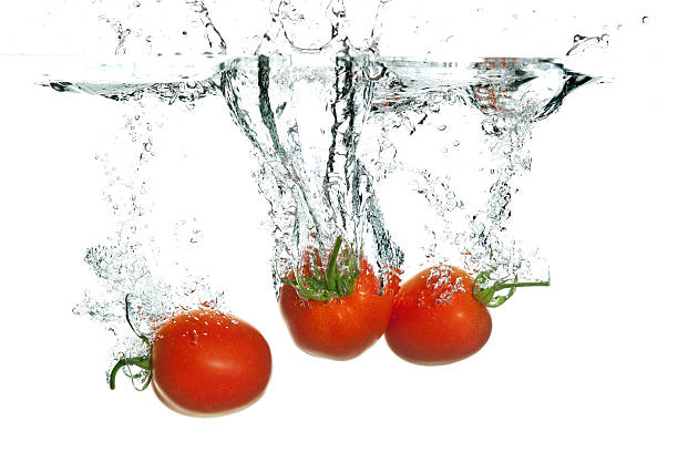 Wash tomatoes thoroughly with Earth’s Natural Fruit & Vegetable Wash
