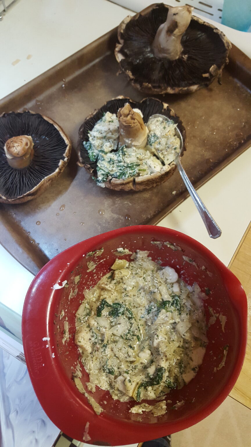 FBR Stuffed Portobello Mushroom Caps • Farr Better Recipes®