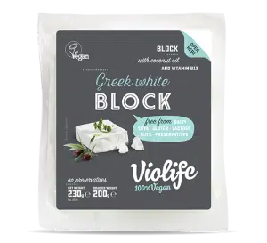 Farr Better Creamiest Dairy-Free Alfredo Sauce has Violife Just Like Feta/Greek White Block cheese as an ingredient in Farr Better Recipes®