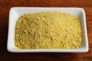 When nutritional yeast is fortified, it is especially rich in thiamine, riboflavin, niacin, vitamin B6, and vitamin B12.