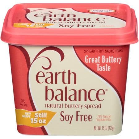 Earth Balance Soy Free Buttery Spread is an allergy-friendly vegan option for butter for Farr Better Creamiest Dairy-Free Alfredo Sauce