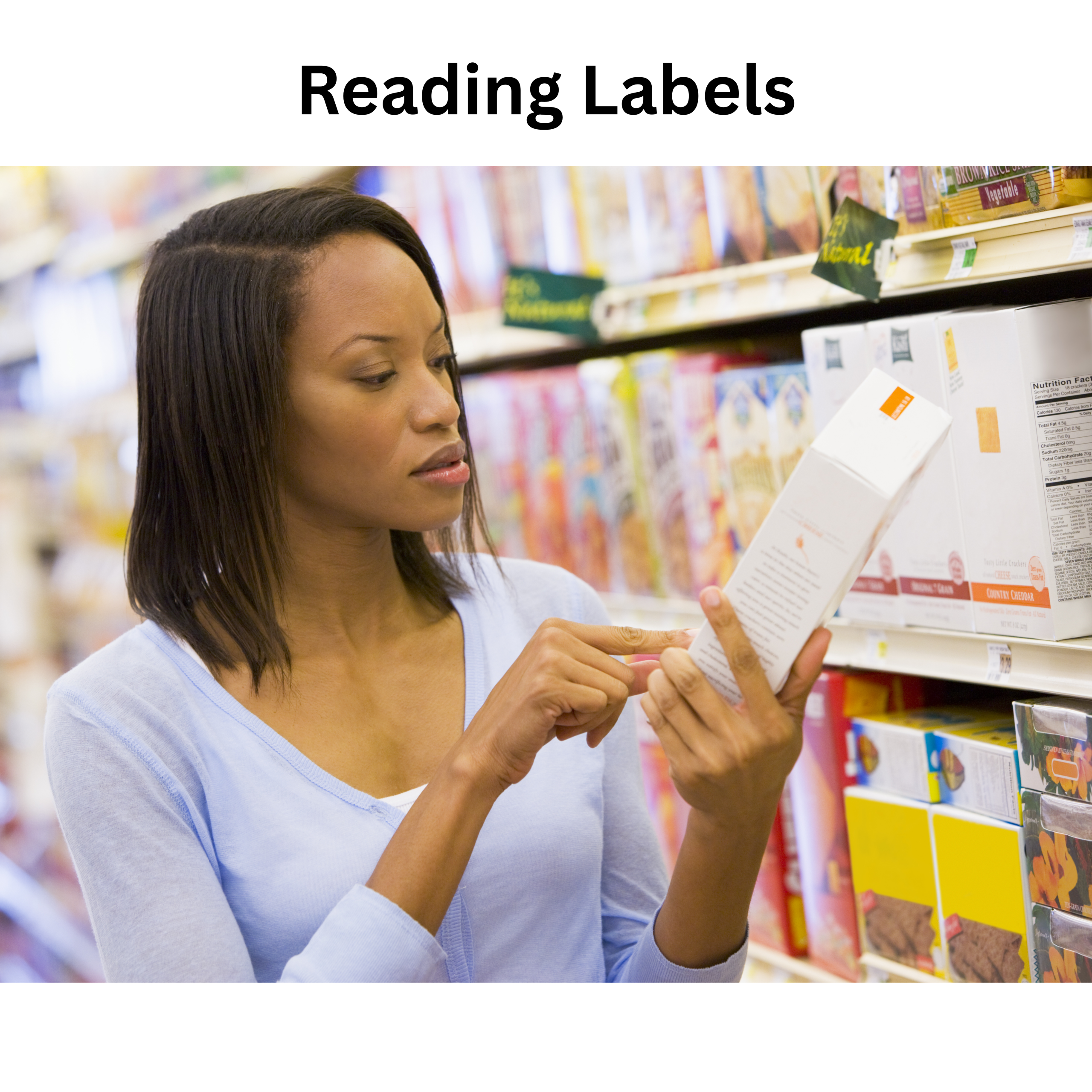 Reading Labels with confidence.