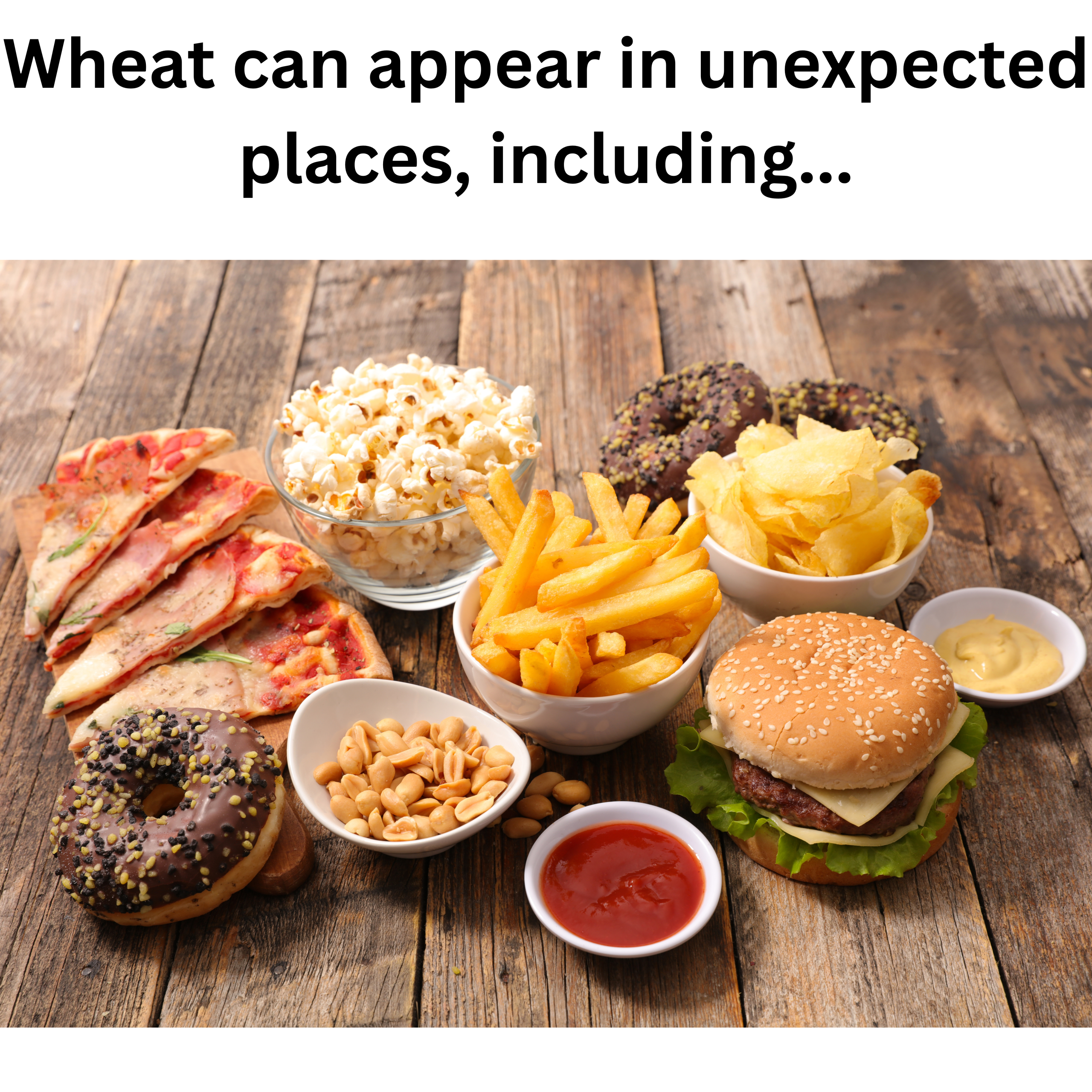 Wheat can appear in unexpected places.